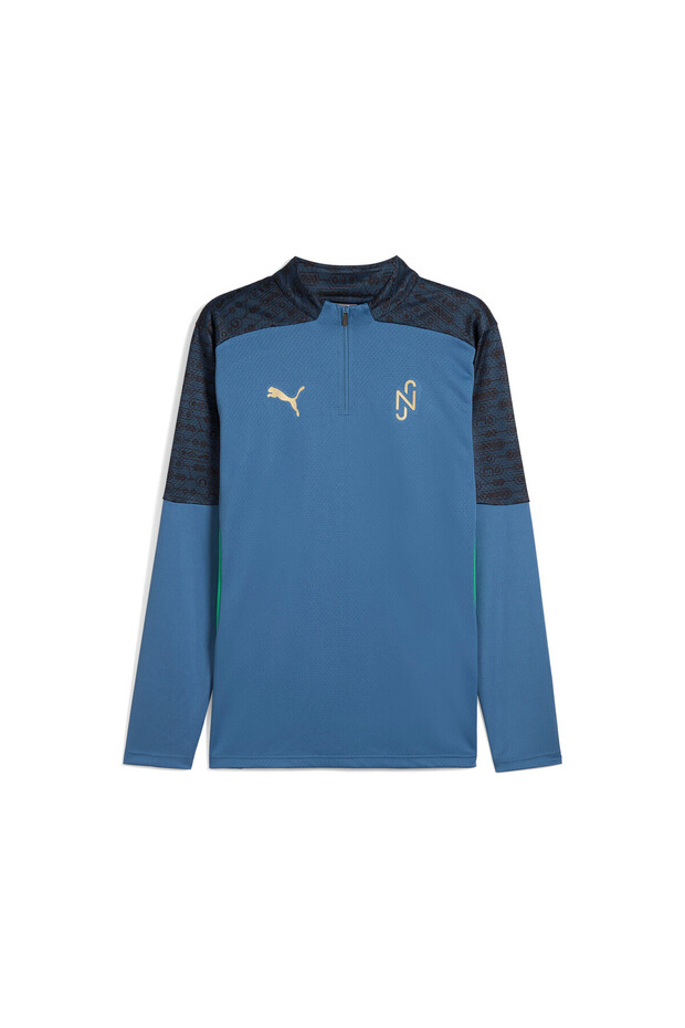 Mens Neymar JR "BNA" Quarter-Zip Top - Blue