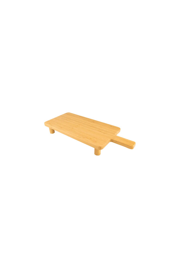 Mogni Footed Presentation Tray Small Bamboo
