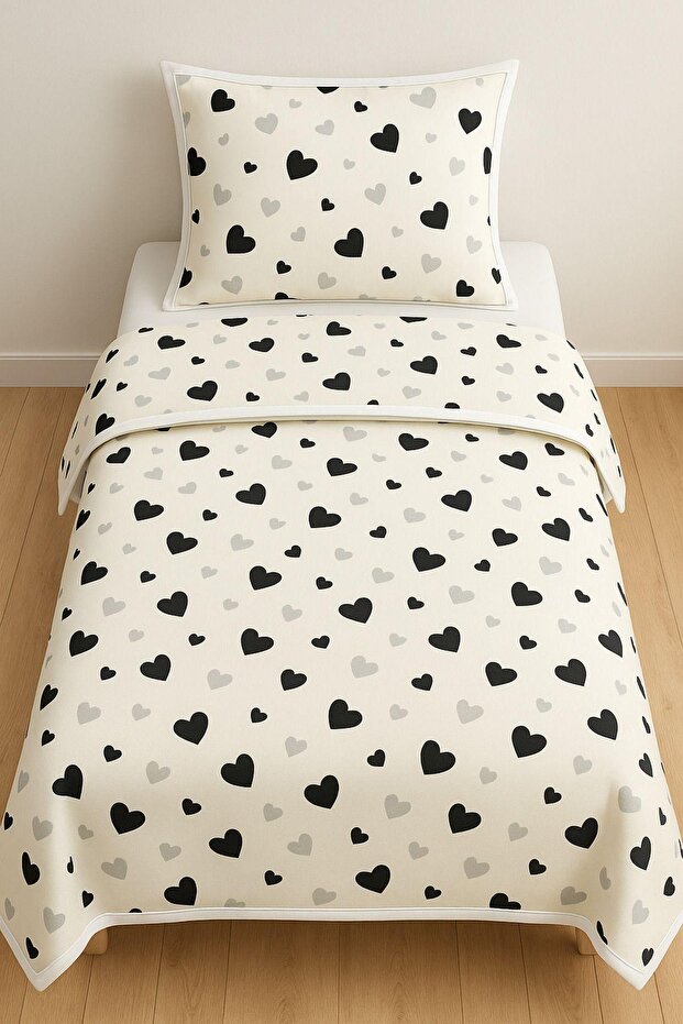 %100 Pamuk Tek Kişilik Kapitone Pike Seti - 1