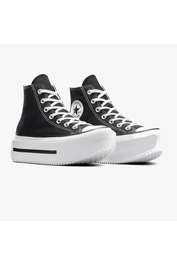 Chuck Taylor All Star Lift Double Stack Kadın Siyah Sneaker - 2