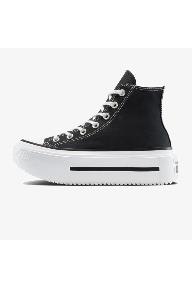 Chuck Taylor All Star Lift Double Stack Kadın Siyah Sneaker - 4