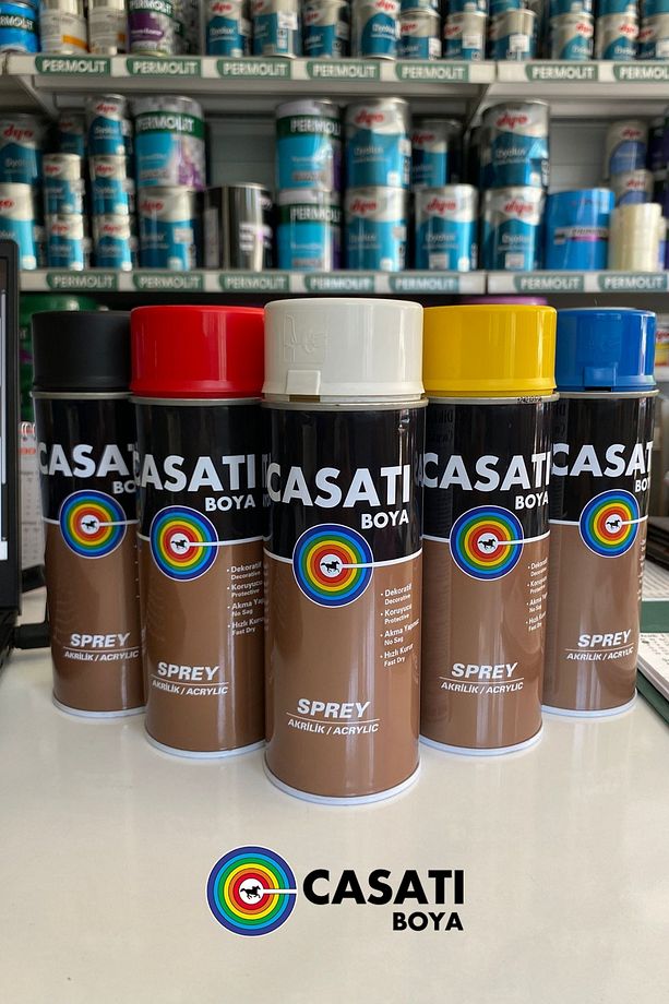 Akrilik Sprey Boya 400ML | Hızlı Kuruyan, Parlak ve Kalıcı Renkler | Yüksek Kapatıcılık - 2