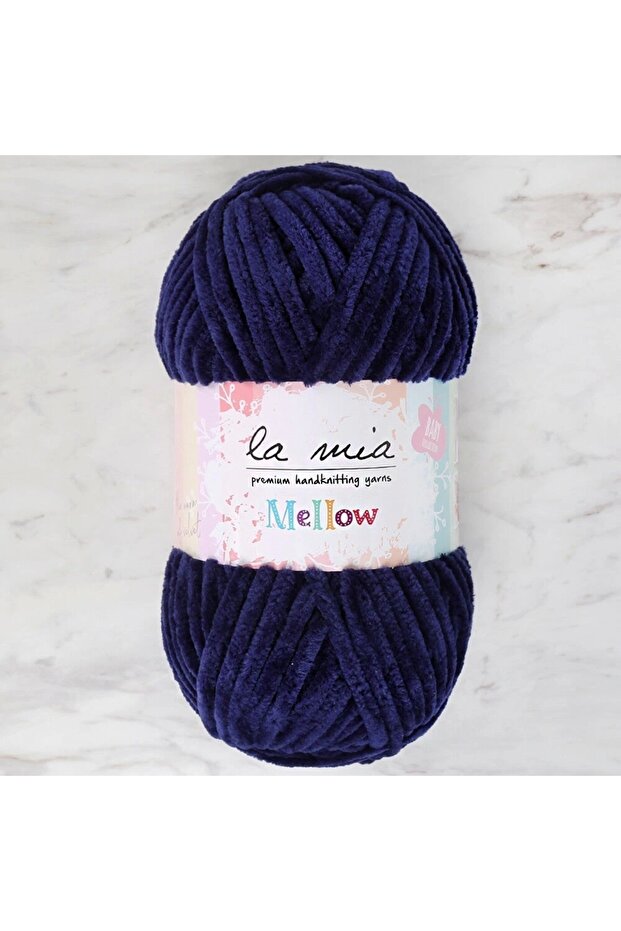 La Mia Mellow Navy Blue Hand Knitting Yarn - 917 - 34163