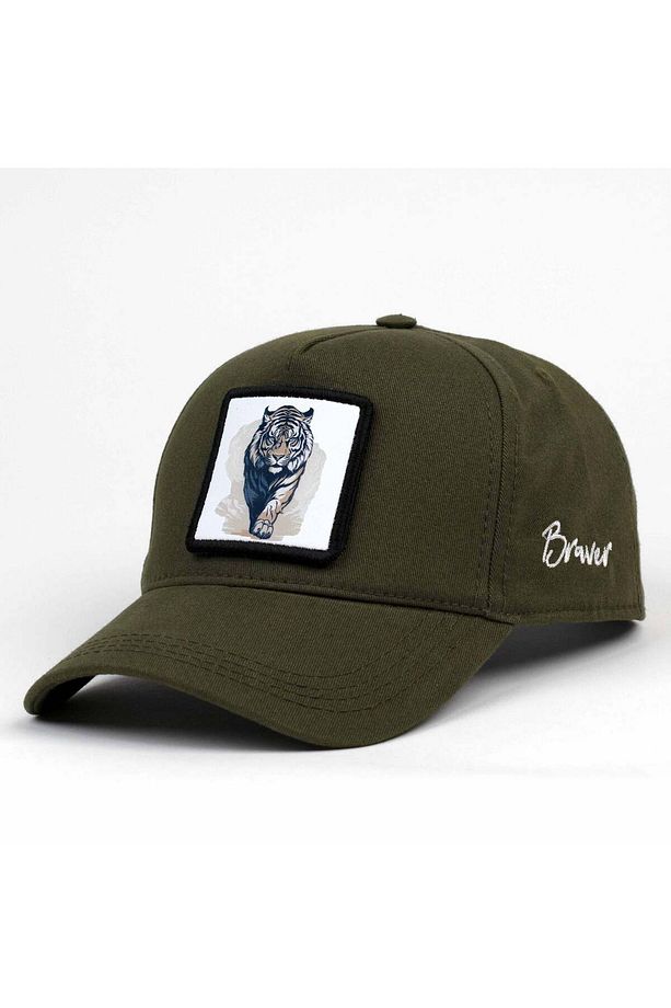 Braver Haki Kaplan Patch Şapka - 1