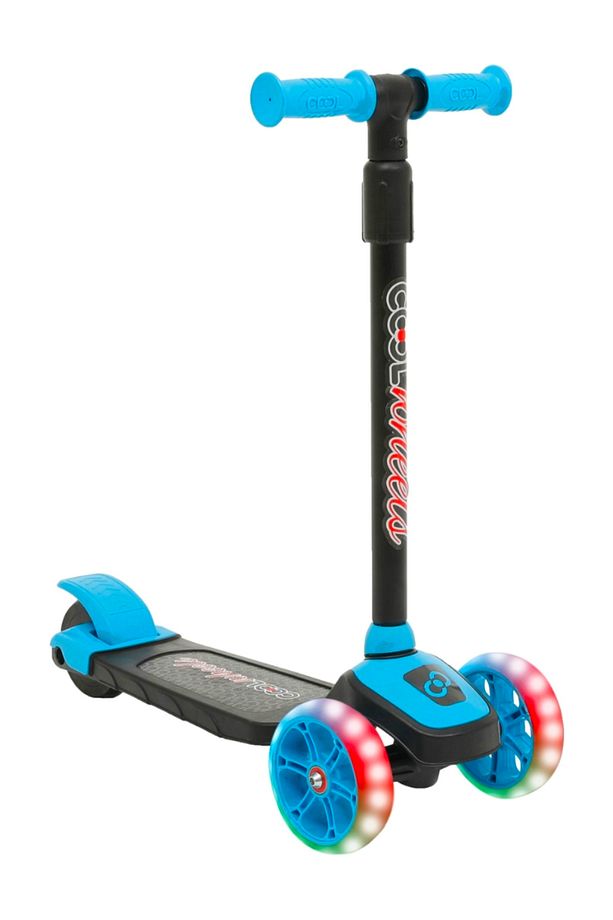 MAVİ Led Işıklı 3 Tekerlekli Yükseklik Ayarlı Twist Scooter - 3