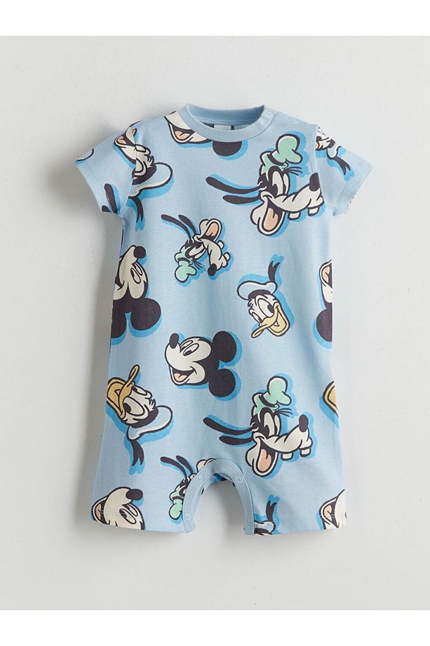 LCW baby Mickey Mouse Baskılı Erkek Bebek Tulum 2'li - 4