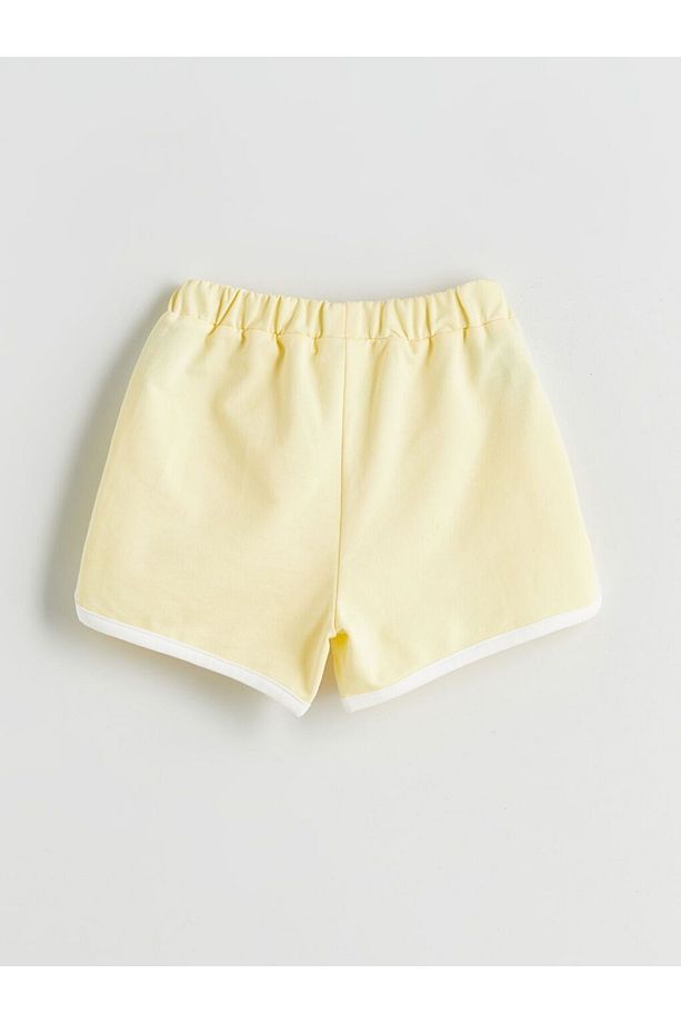 LCW Kids Limon Baskılı Kız Çocuk Tişört ve Şort 2'li - 7