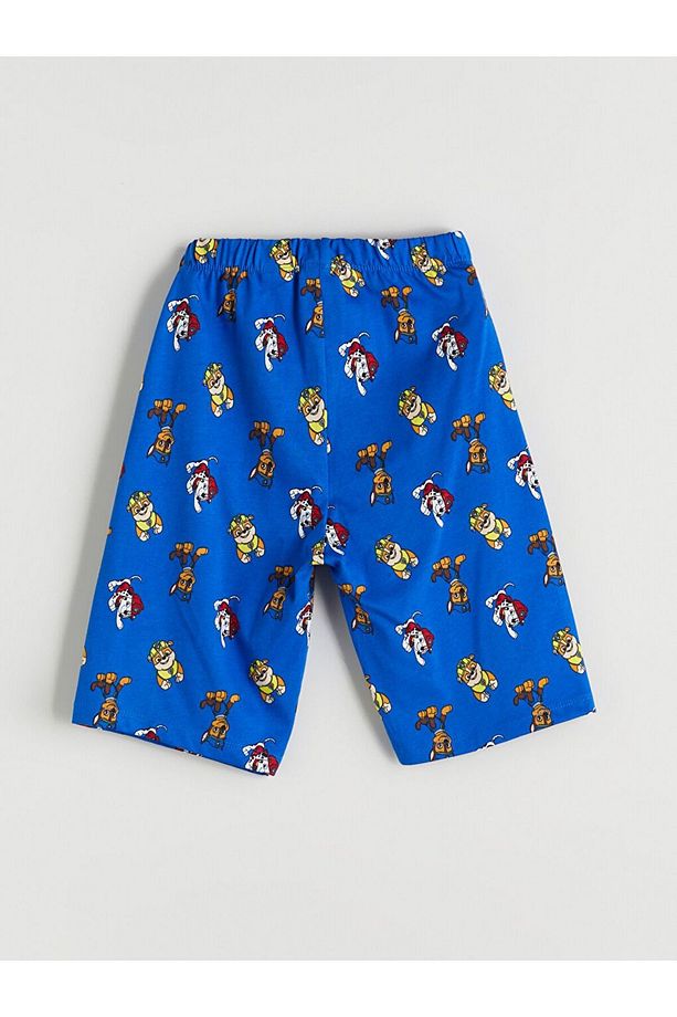 LCW Kids Paw Patrol Baskılı Erkek Çocuk Şortlu Pijama Takım - 7