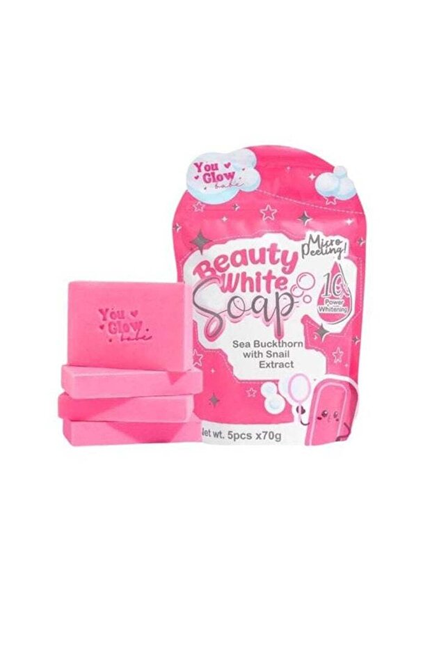 Beauty white soap sea buckthorn with snail extract 5pcs x 70g