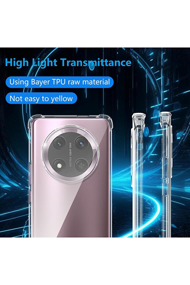 Transparent Shockproof Case Compatible with Honor Magic 7 Lite - 7