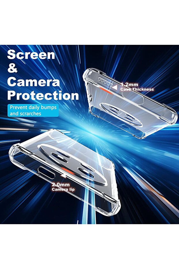 Transparent Shockproof Case Compatible with Honor Magic 7 Lite - 5
