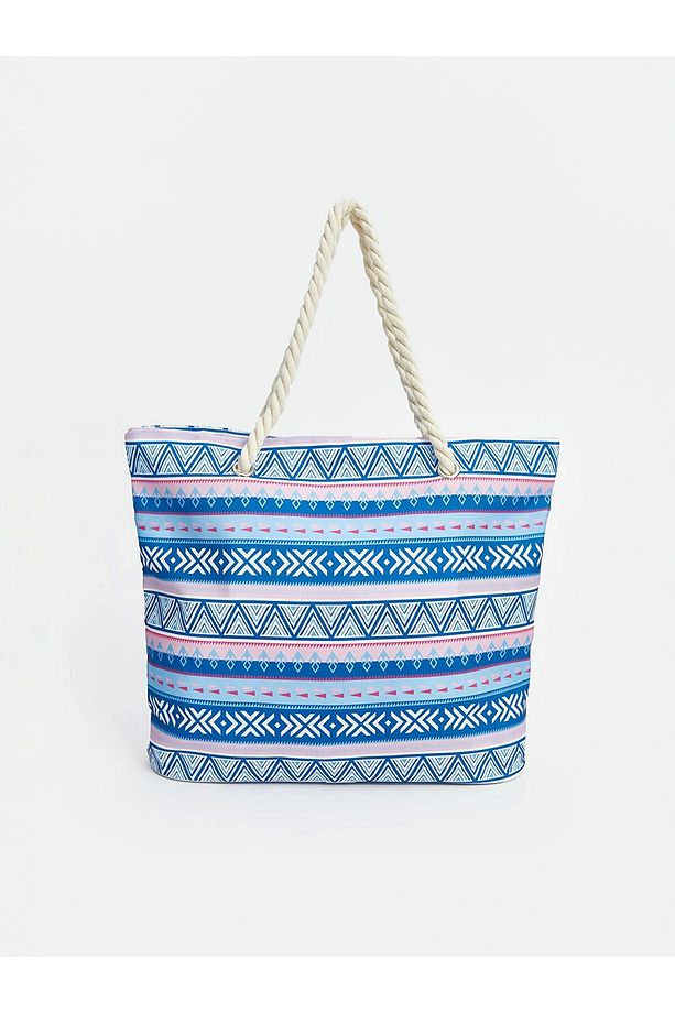 LCW ACCESSORIES Karişik Hasır İpli Kadın Plaj Çantası - 2