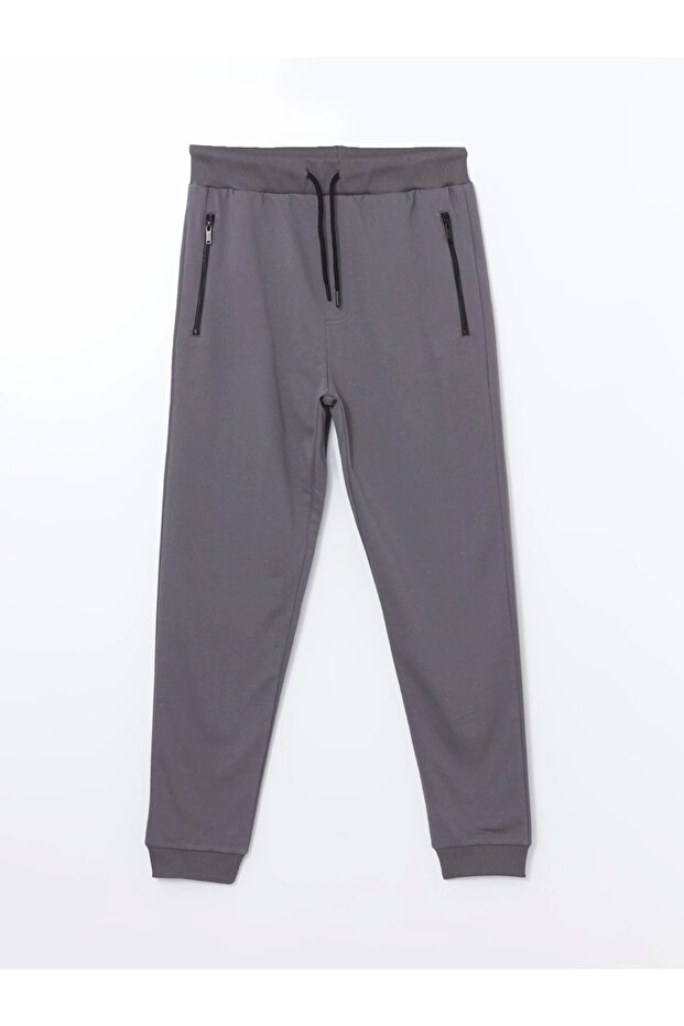 XSIDE Gri Standart Kalıp Erkek Jogger Eşofman Altı - 5