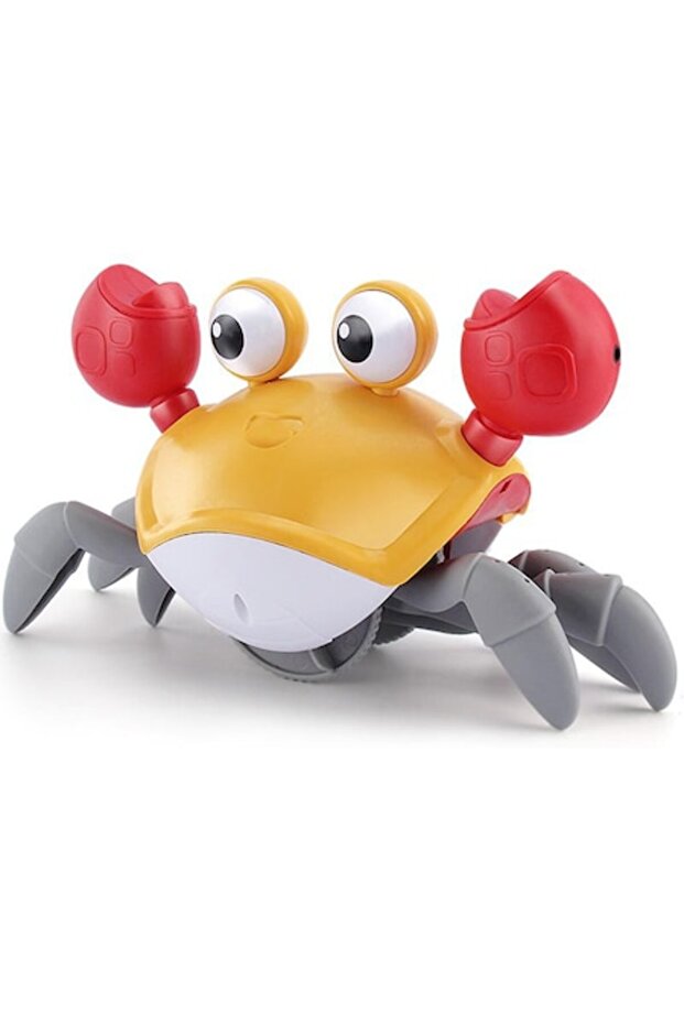Interactive Crawling Crab Toy, Plastic, 2+ Years, Multicolor