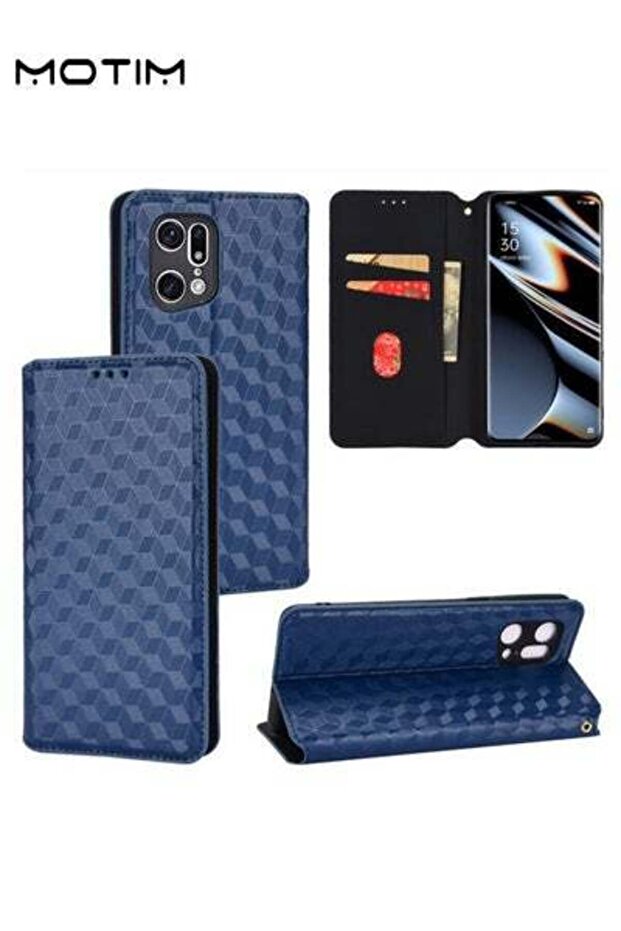 Oppo Find X5/X5 Pro Phone Case Cover, Flip Leather Wallet Case with Kickstand Card Slots