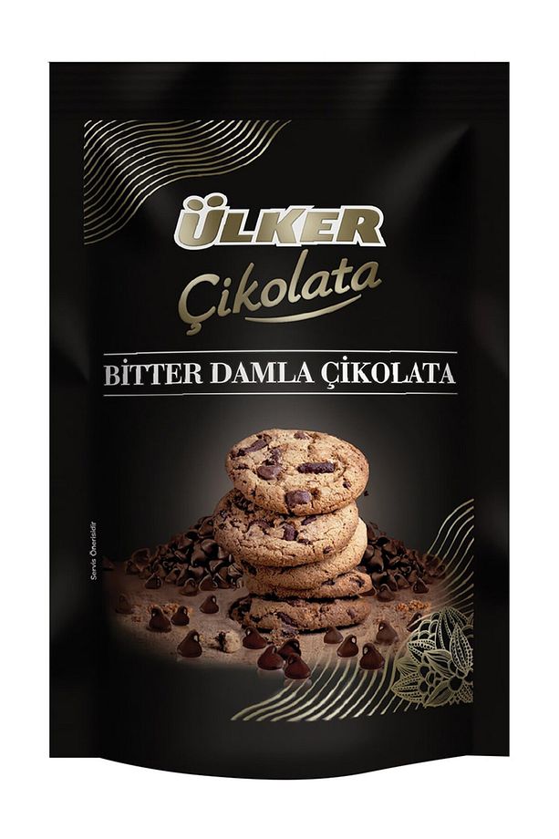 Ülker Bitter Damla Çikolata 120 G x 12 Adet - 1