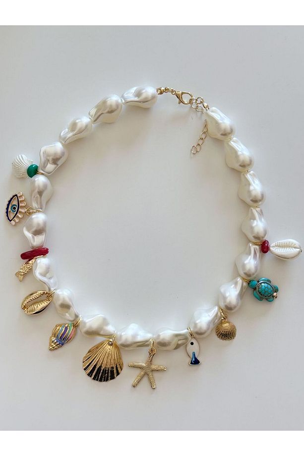 CHARM CHARM İNCİ KOLYE - 1