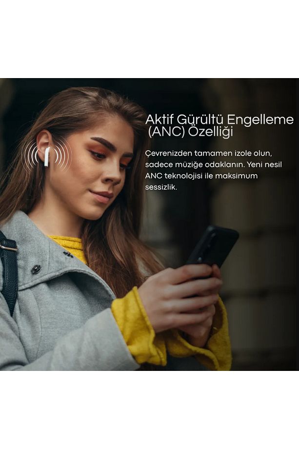 Air 4.Nesil ANC Premium Bluetooth Kulaklık 2025 Özel Seri (Şeffaf kılıf hediye) - 3
