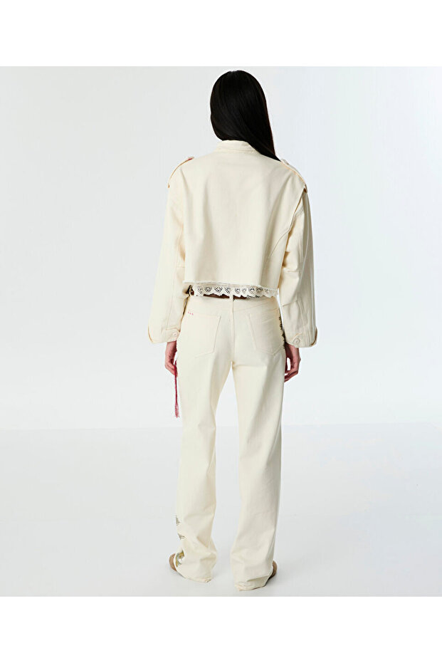 KONTRAST NAKIŞLI CEKET - 6