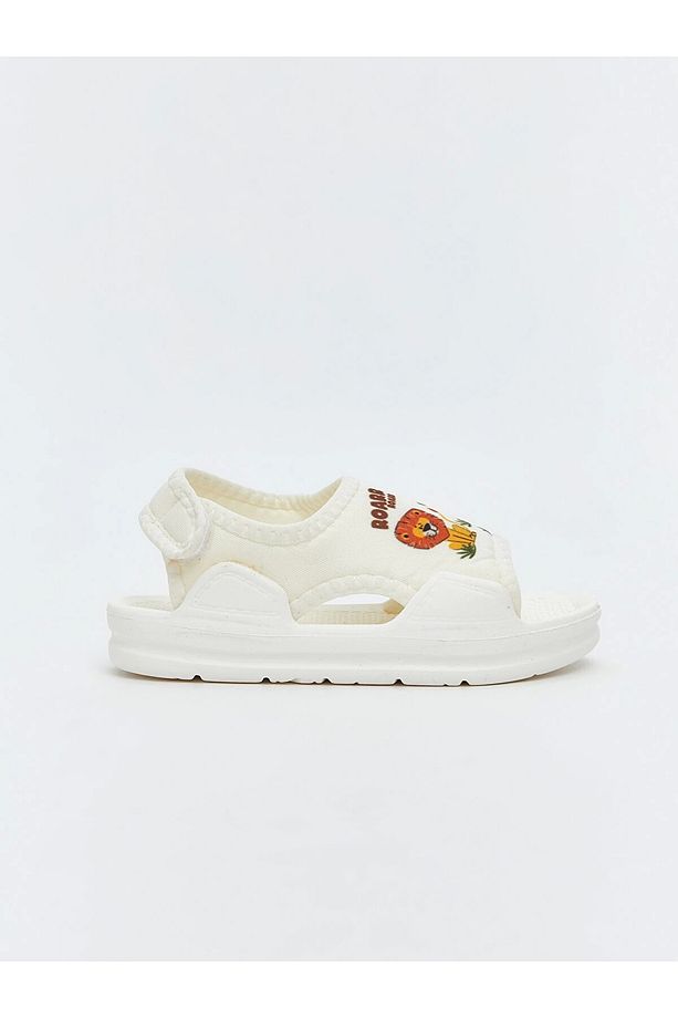 LCW STEPS Bej Hayvan Baskılı Erkek Bebek Sandalet - 2