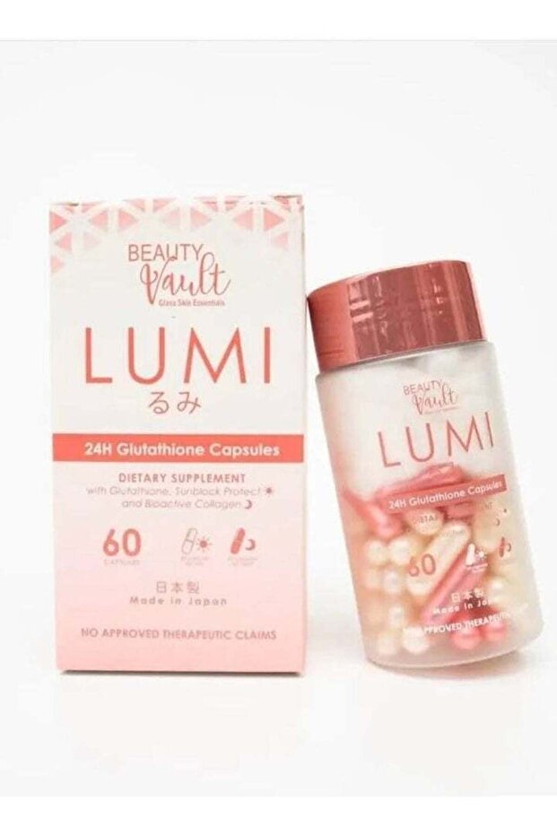 Lumi 24H Glutathione Capsules (60 Count) – The Ultimate Skin Brightening & Hydration