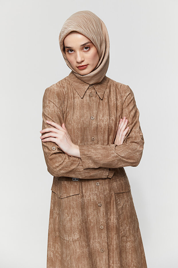 Aerobin Gömlek Elbise - 5