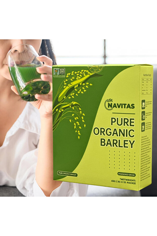 Naveta Barley Grass Powder, 100% Pure and Organic
