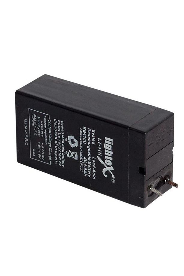 4 Volt 1 Amper Işıldak Akü (35X22X64 MM)uyumlu - 3