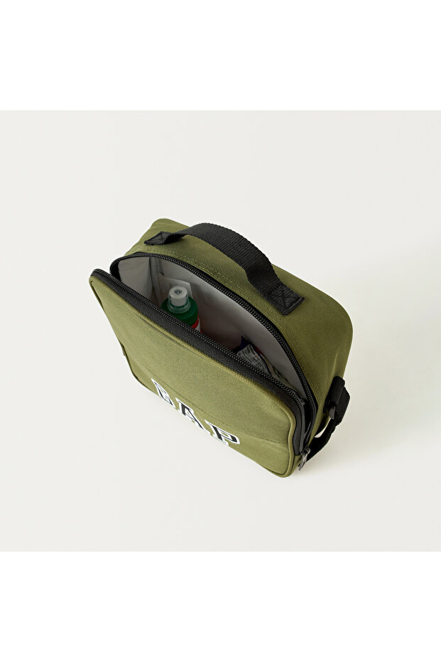 حقيبة غداء متينة بحزام قابل للتعديل وسحاب للإغلاق - 4