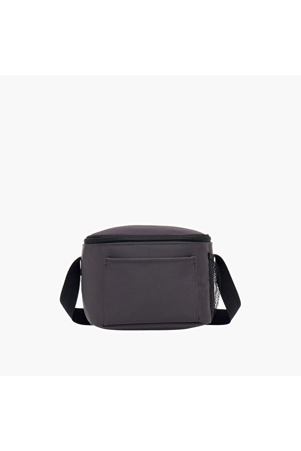 حقيبة غداء صلبة مع سحاب وحزام - 1