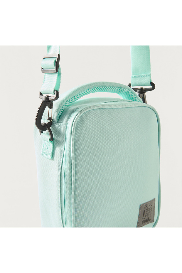 حقيبة غداء متينة بحزام قابل للتعديل وسحاب للإغلاق - 3