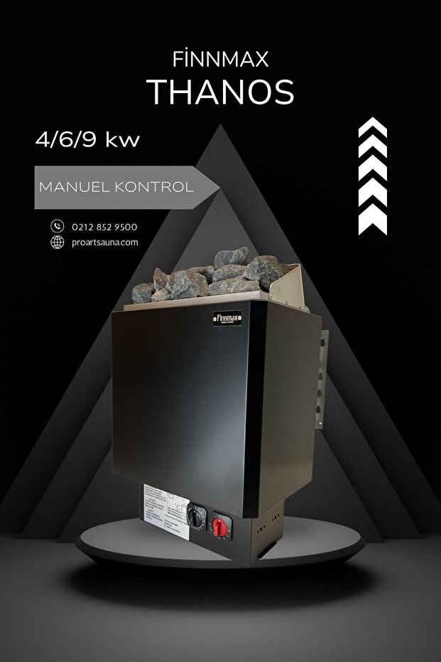 9KW THANOS MANUEL - FİNNMAX SAUNA SOBASI