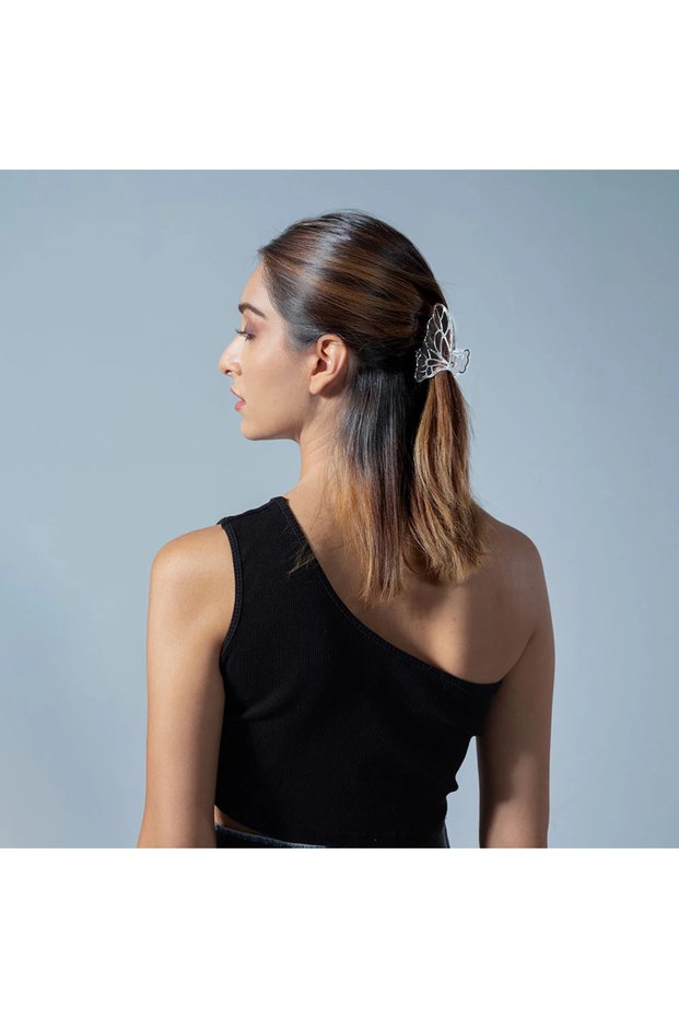 Butterfly Gold & Silver Metal Hair Clips – Elegant Hair Accessories for Women