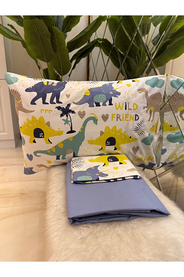Double Sheet Pillow Set 100% Cotton - 3