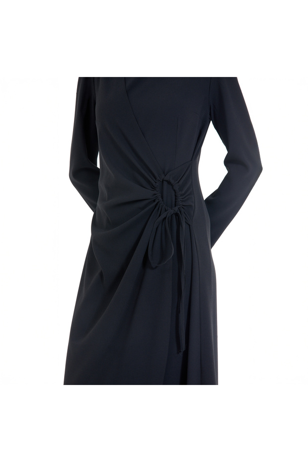 Hassene Clara Büzgülü Elbise - 7