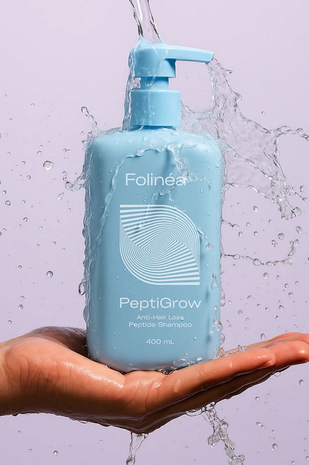 PeptiGrow⁺™ Dökülme ve Saç Derisi Sorunları İçin Şampuan - GHK-cu + Aktifler + Bitki Özleri - 400 ML - 6