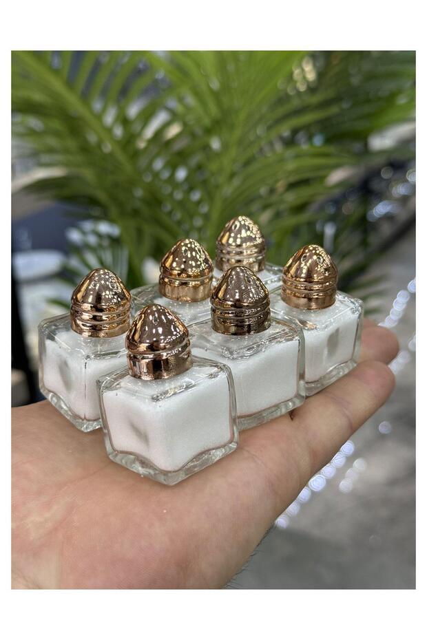 Mini Square 6-Piece Salt Shaker Bronze