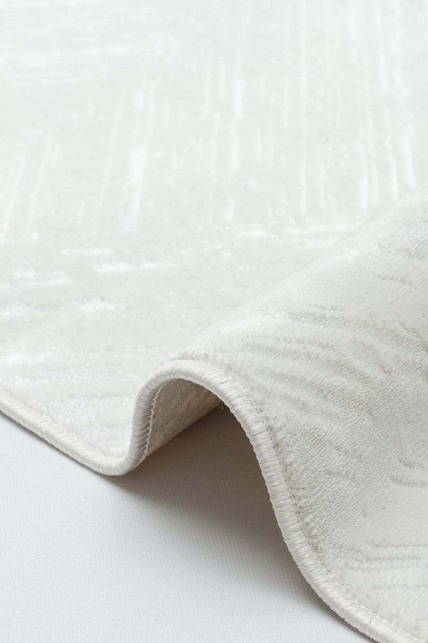 Lotus C20 Krem - Sentetik Bambu Parlak Saten Salon Koridor Mutfak Halısı - 3