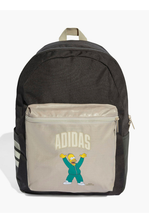 Simpsons Printed School Backpack with Adjustable Shoulder Straps - 30x19x46 cm