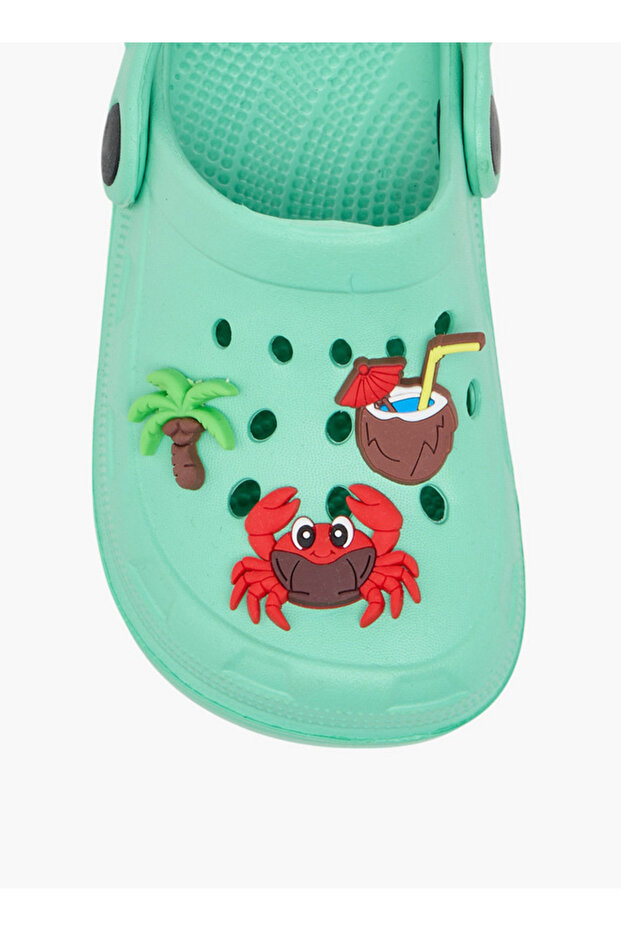 Boys Beach Accent Clogs with Backstrap - 4
