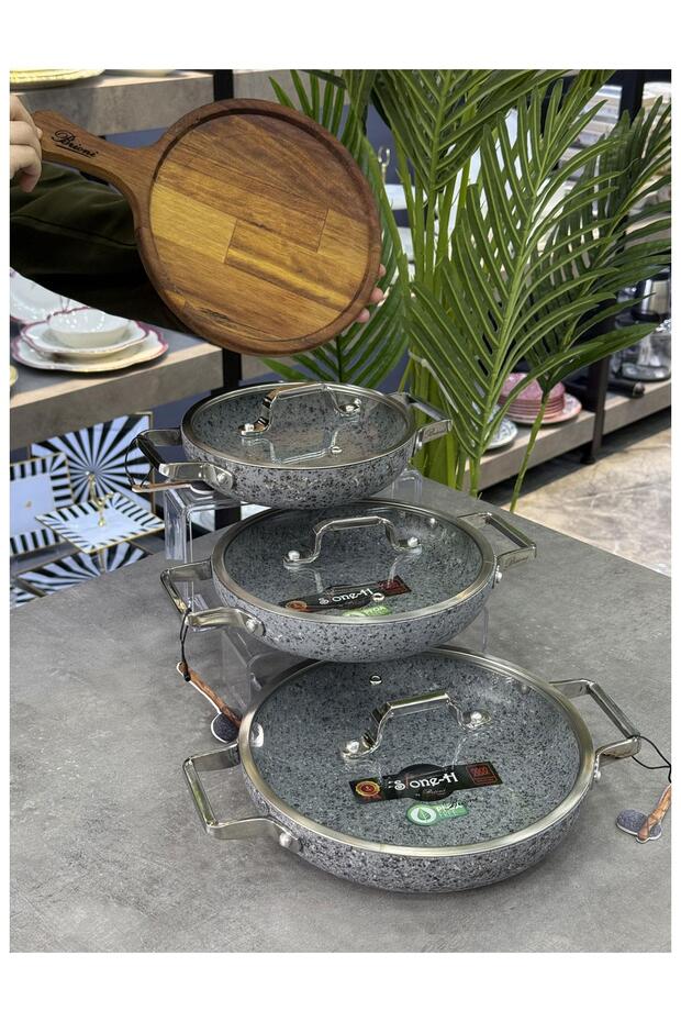 Stone 7 Parça Sahan Seti - 1