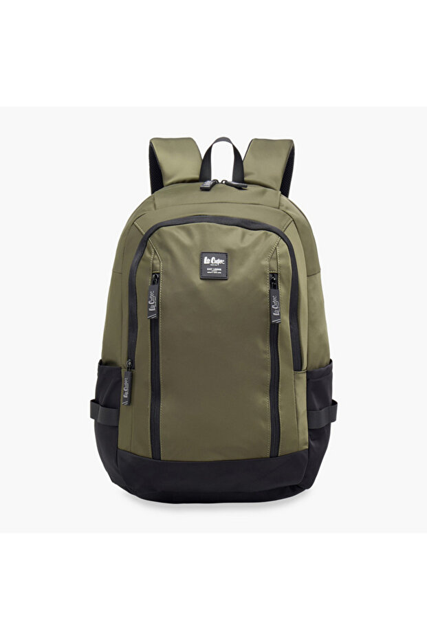 حقيبة ظهر متينة بأحزمة قابلة للتعديل وسحاب للإغلاق - 19×35×50 سم - 1