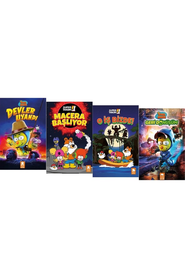 Kral Şakir 4 Kitap Set / Devler Uyandı+Macera Başlıyr + Geri Dnşm+ O İş Bizde