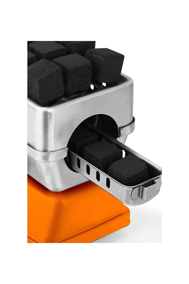 Nargile Çelik Köz Ocağı Turuncu - 4