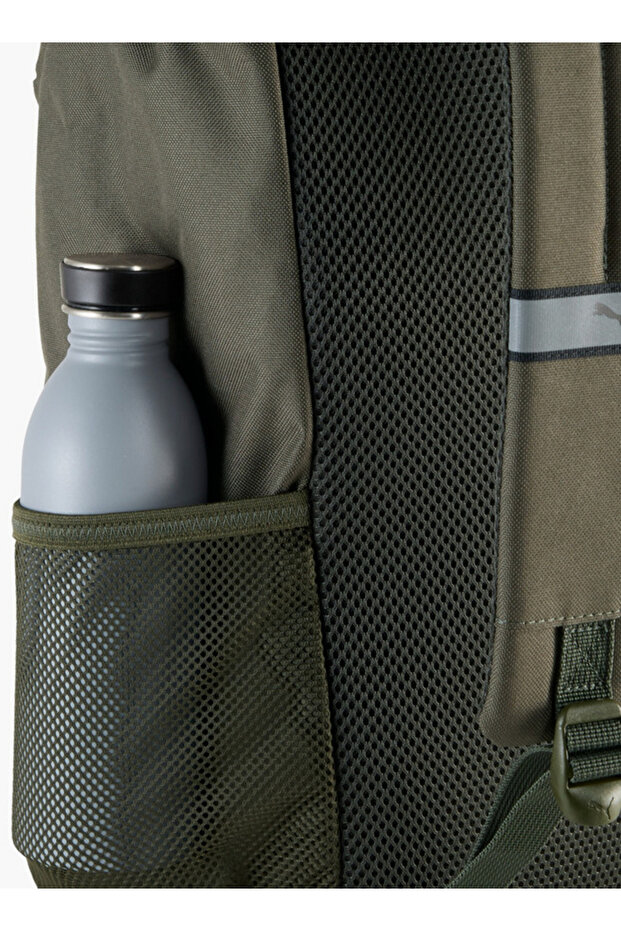 Logo Print School Backpack with Adjustable Shoulder Straps and Side Release Buckle Closure - 3