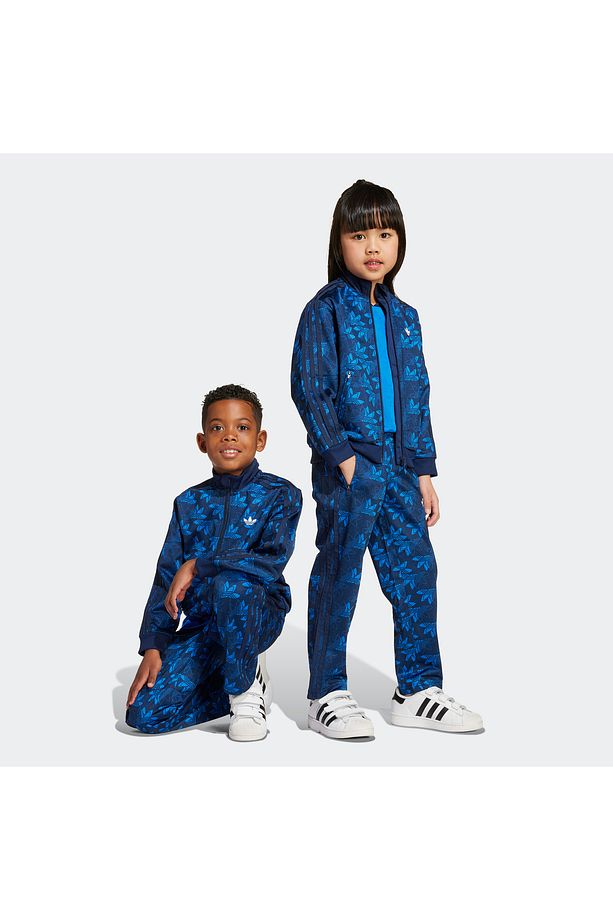 Firebird Allover Print Çocuk Mavi Eşofman Takımı (JW0295) - 1