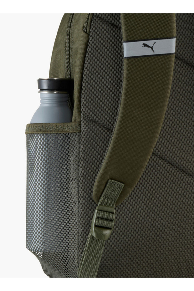 Logo Print School Backpack with Adjustable Shoulder Straps and Zip Closure - W 33 x H 46 x D 16 cm - 3