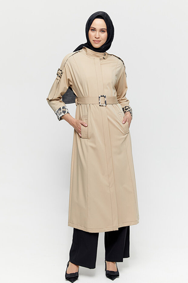 Spor Dikişli Pardösü - 1