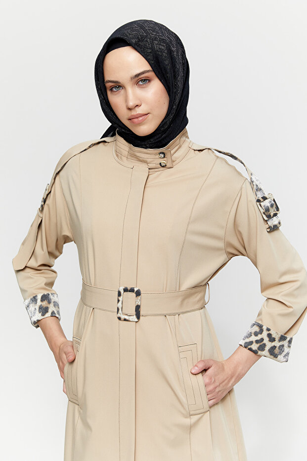 Spor Dikişli Pardösü - 4