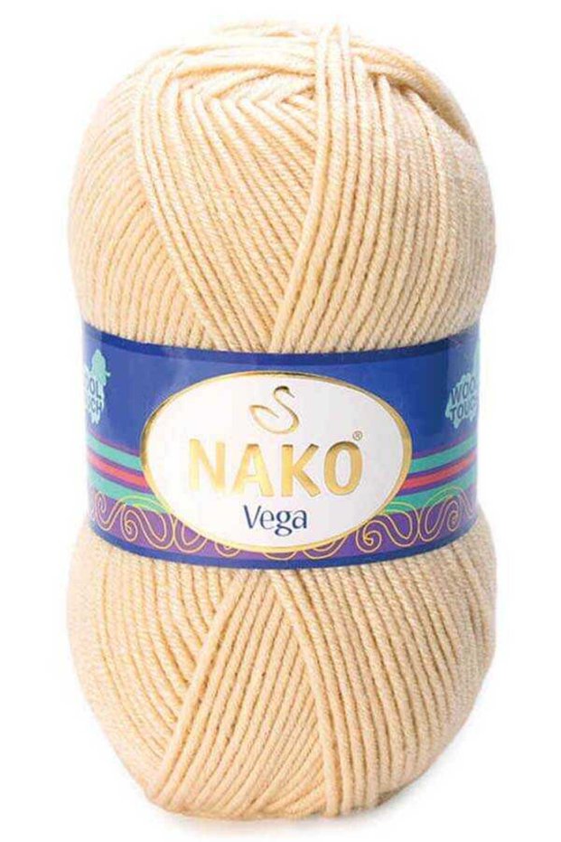5 Pieces Vega Hand Knitting Yarn 6677 Bone